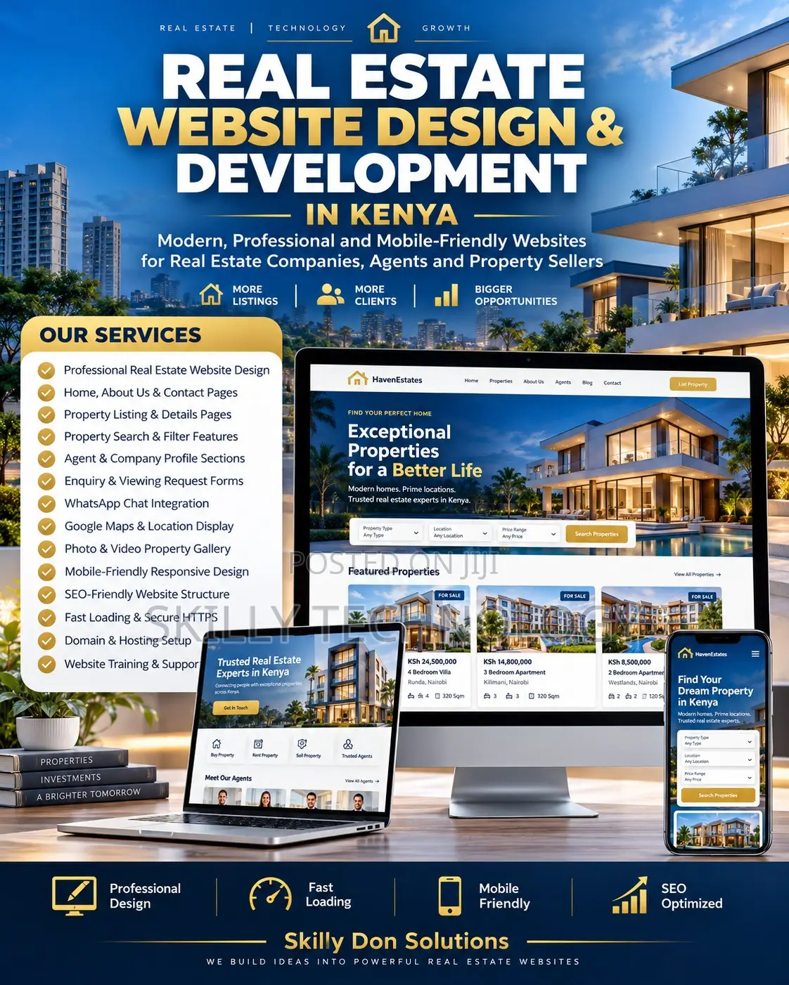 Real Estate & Property Website Design in Kenya