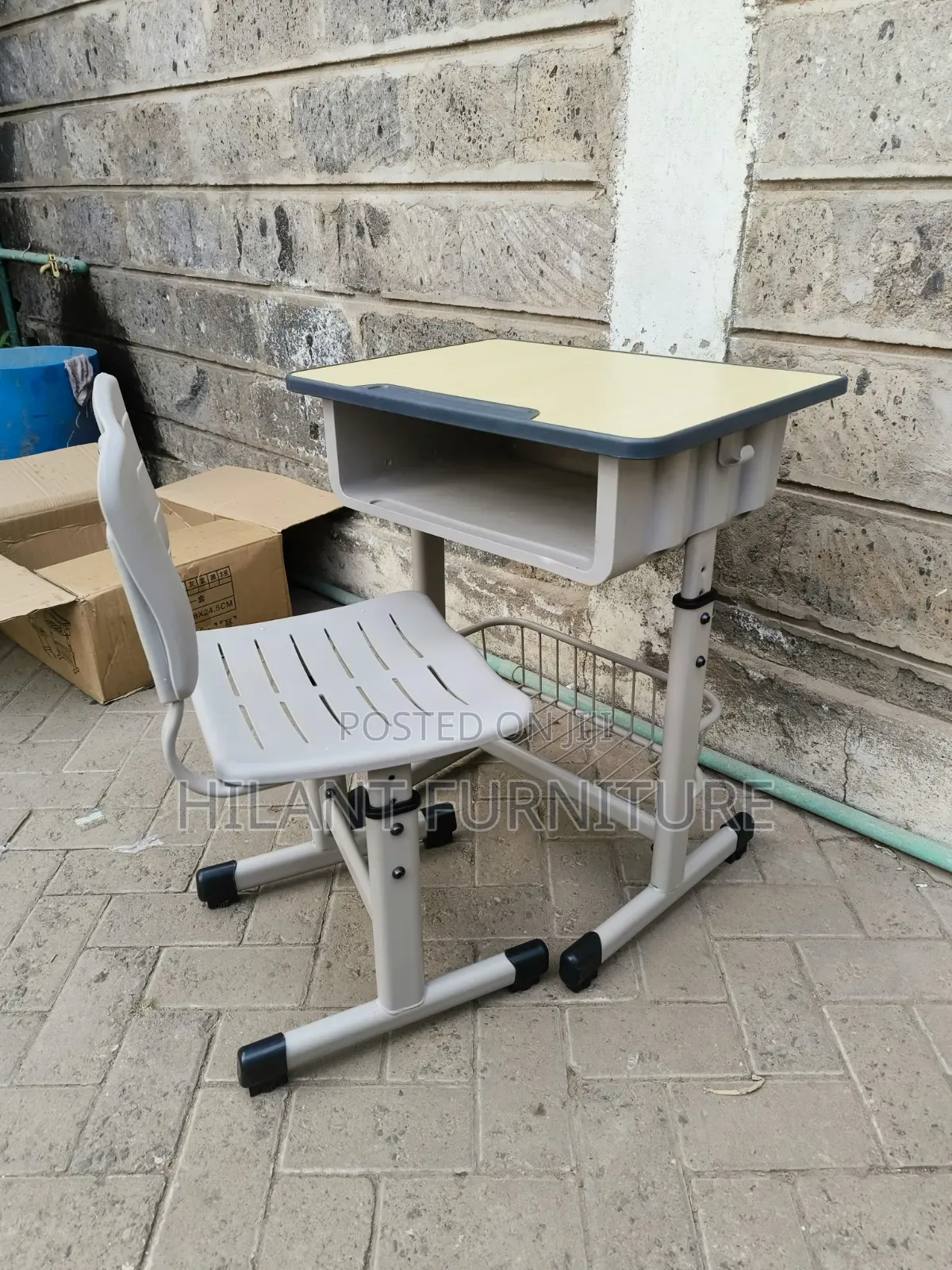 Adjustable Height Kids Study Desk