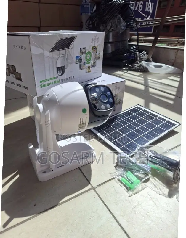 4G Single Lens Solar CCTV Security Camera – SIM Card Support Camera