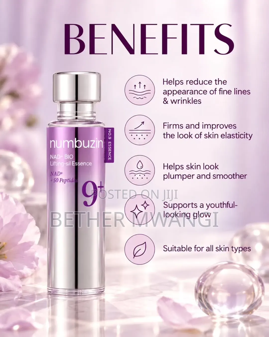 Numbuzin No. 9 NAD+ Bio Lifting-Sil Essence in Kenya