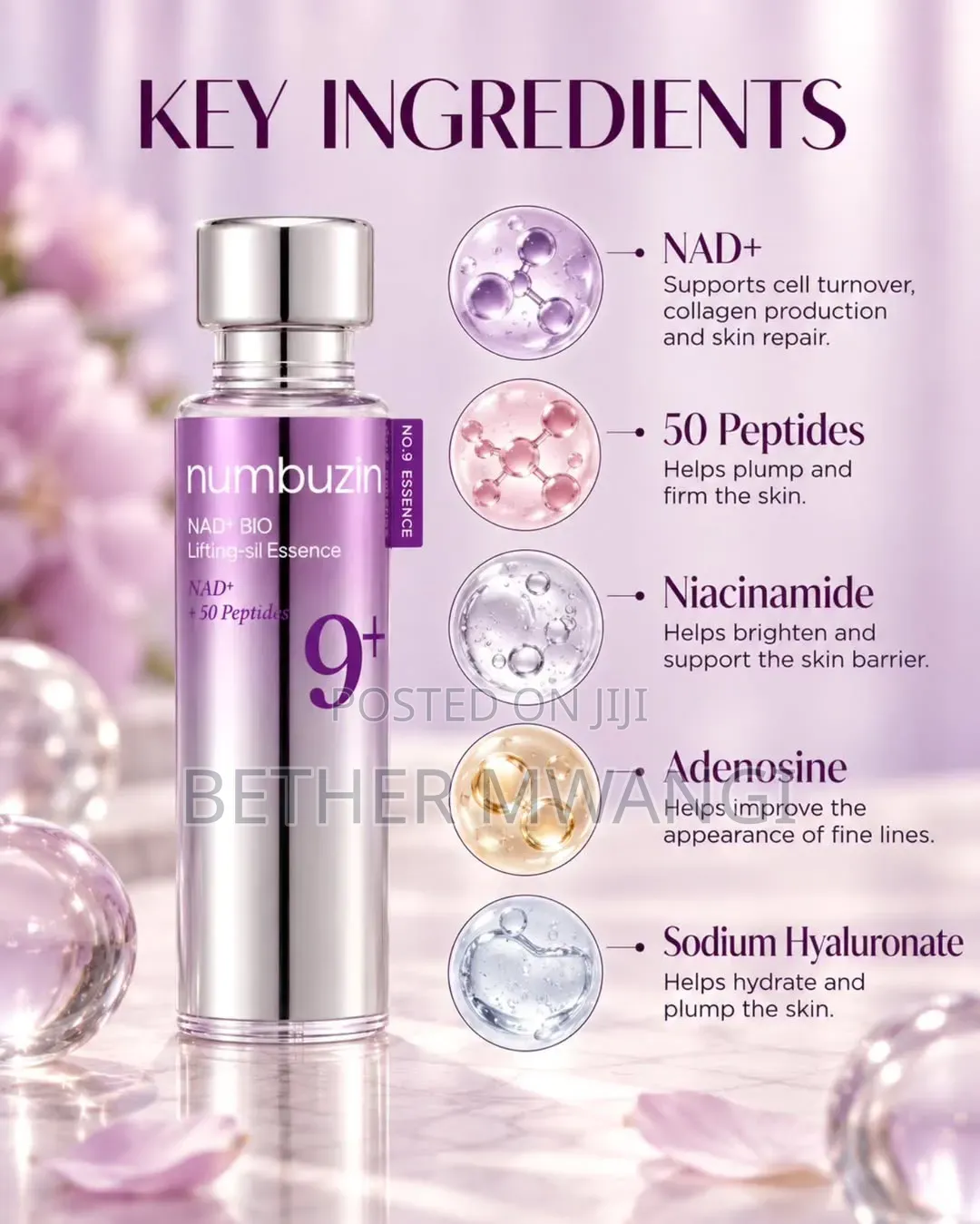 Numbuzin No. 9 NAD+ Bio Lifting-Sil Essence in Kenya