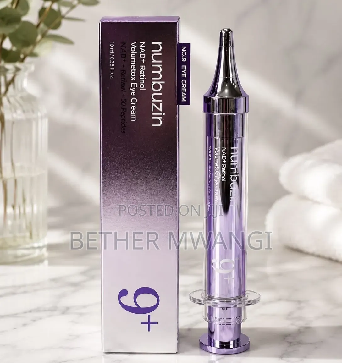 Numbuzin No.9 NAD+ Retinol Volumetox Eye Cream in Kenya