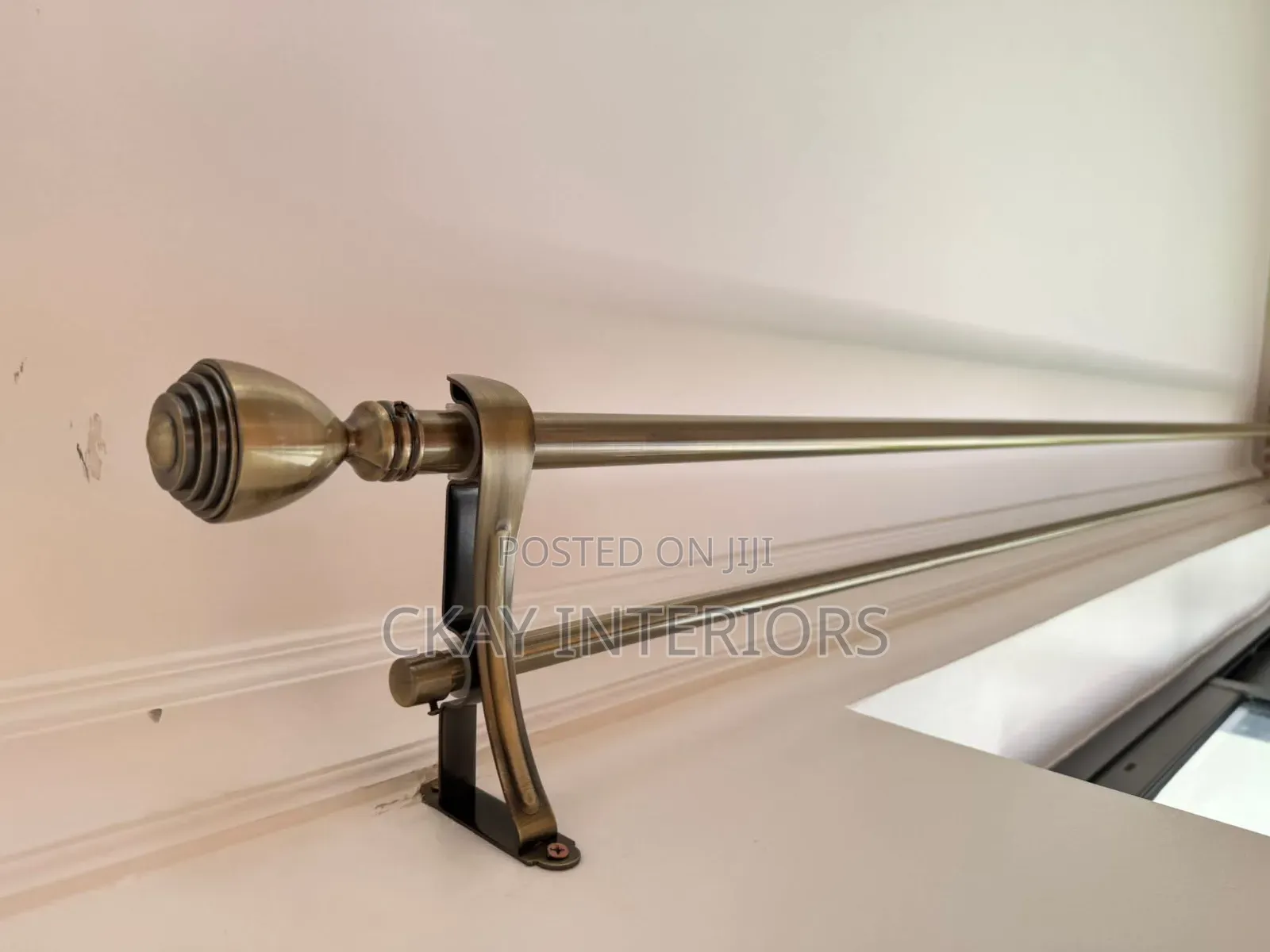 A Beautiful Curtain Deserves a Strong and Stylish Powder Coated Rod.