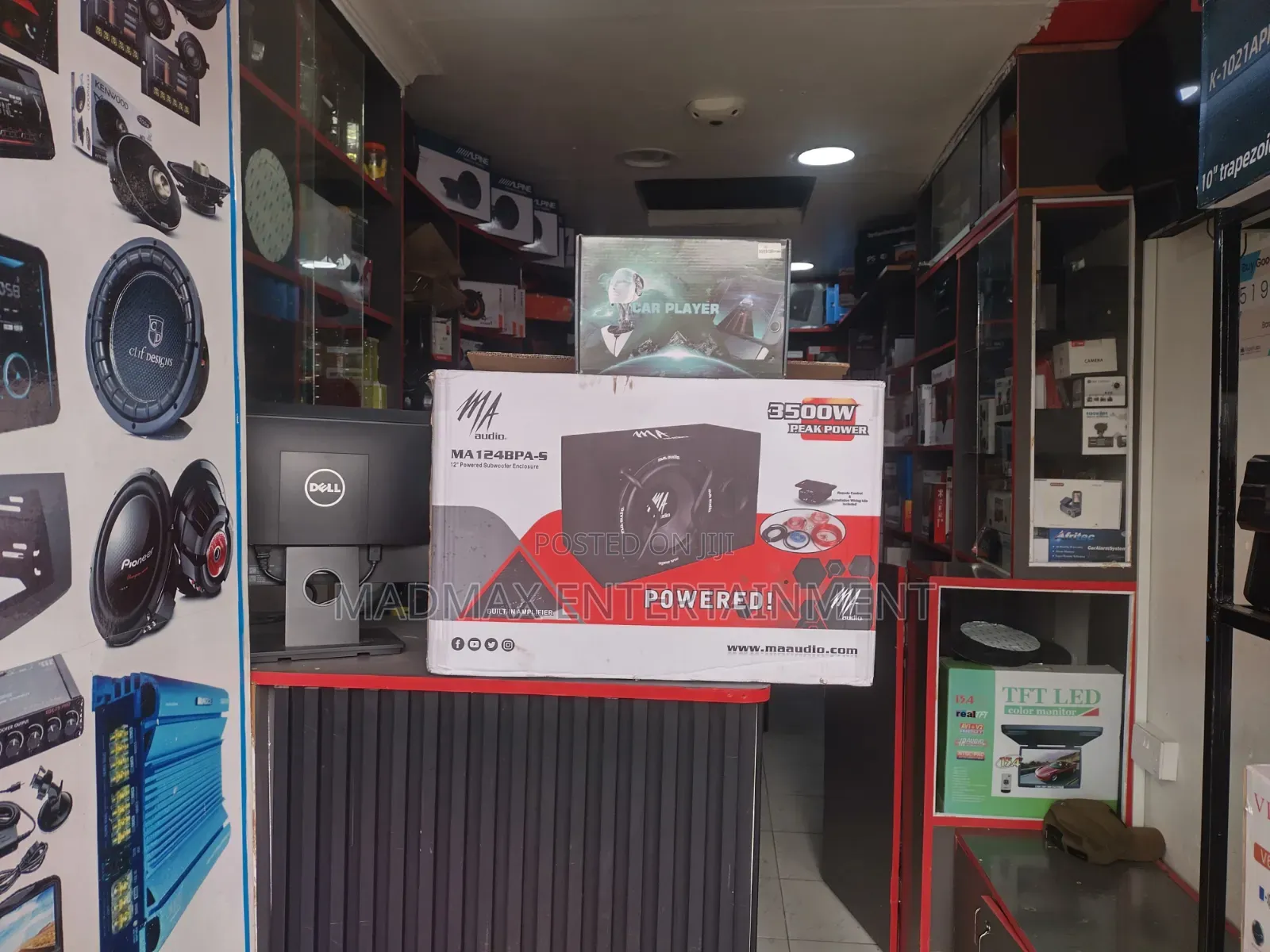 Ma Audio Powered Subwoofer 3500watts 12"