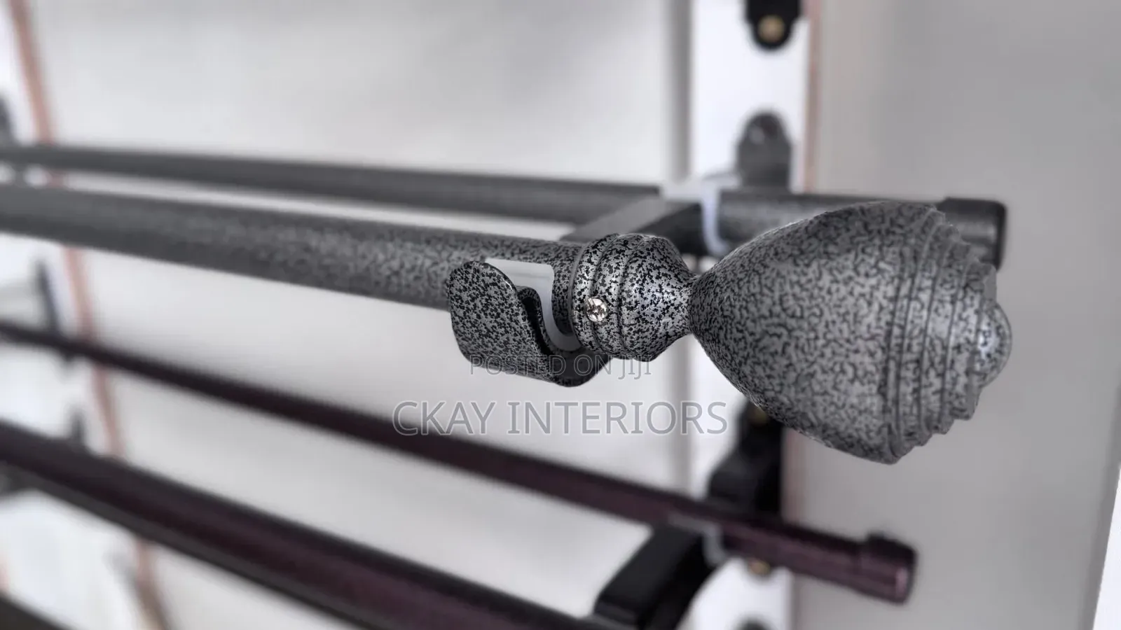 Style Meets Strength in Every Powder Coated Curtain Rod.
