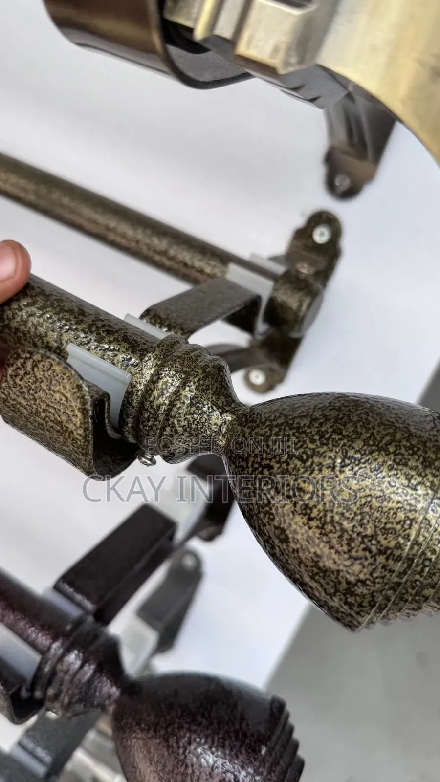 Style Meets Strength in Every Powder Coated Curtain Rod.