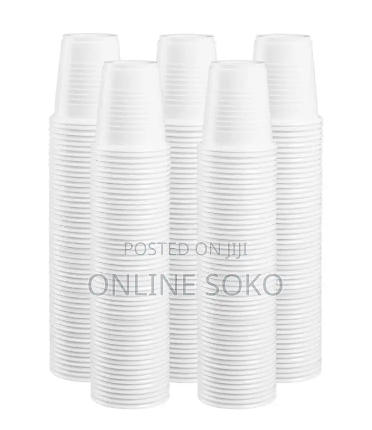 Multipurpose Disposable Plastic Cups – 50-PC - 150ml/5oz Drinking Cups