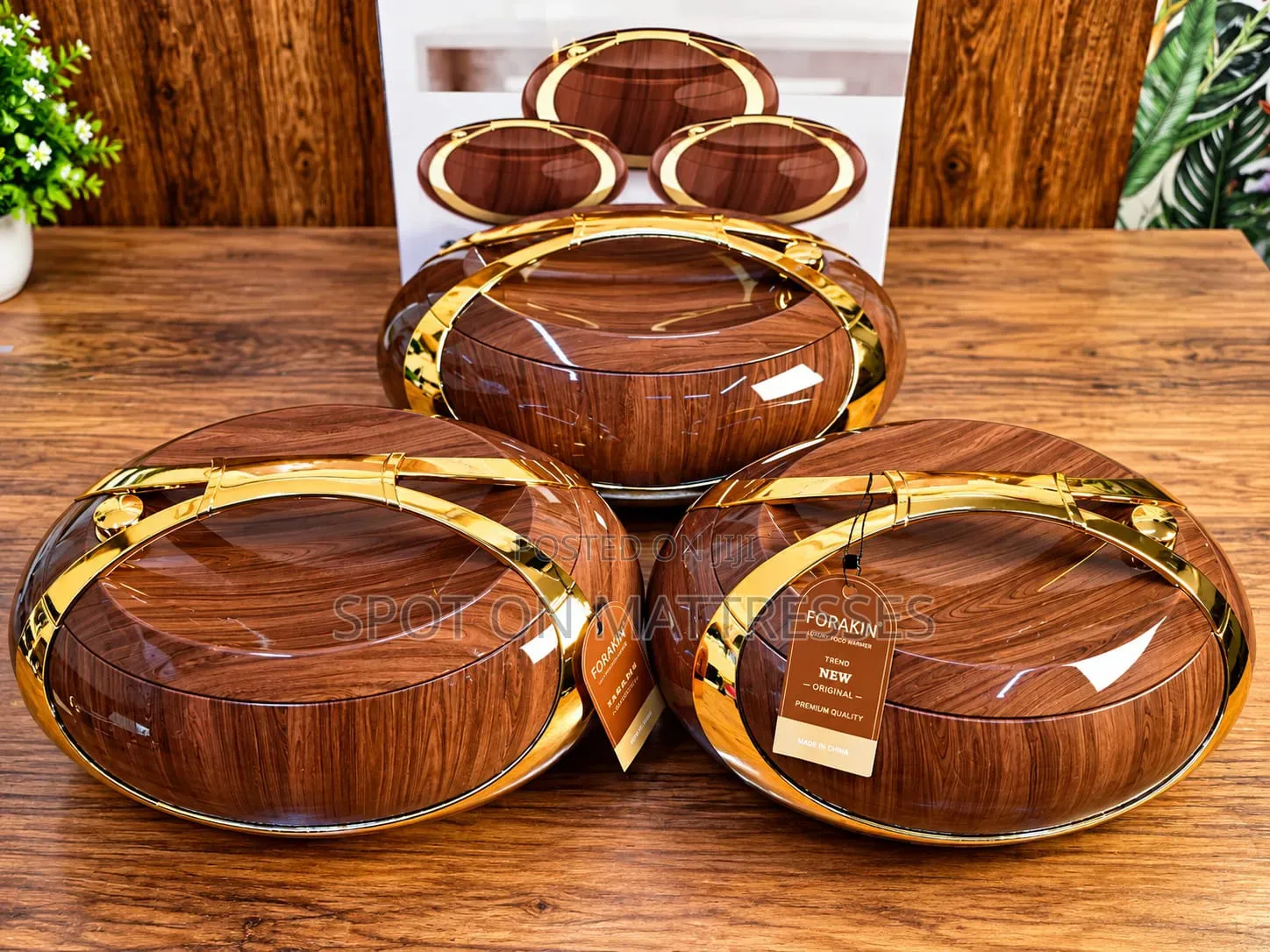 3pc Luxury Marble Food Warmers. Countrywide Delivery Available.