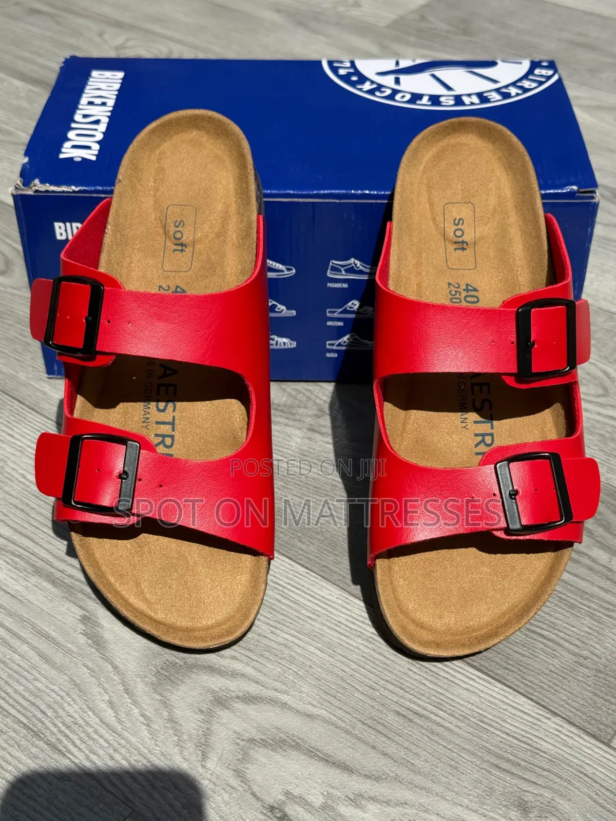 Cork Sandals Unisex Available in Sizes 38-45. Black/Red/Silver/Beige.