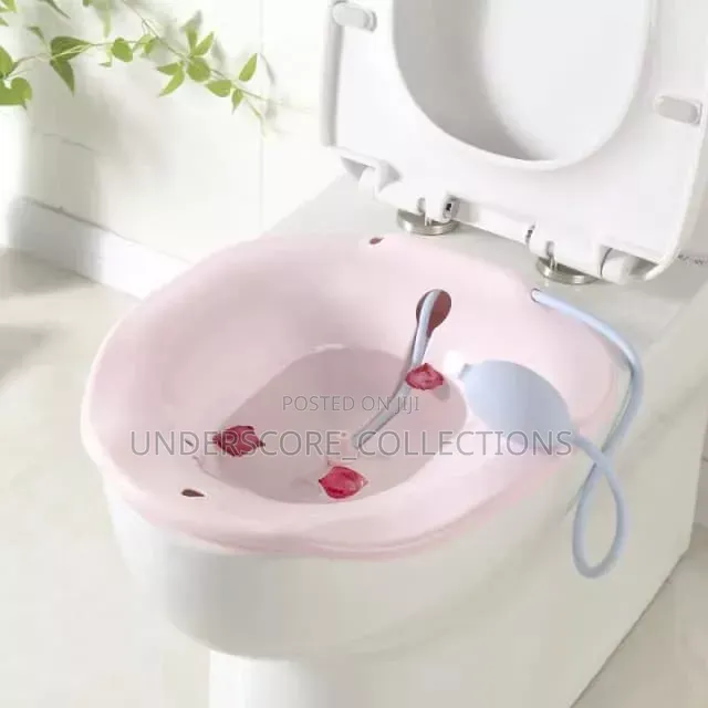Postpartum Sitz Bath Basin and Hand Pump