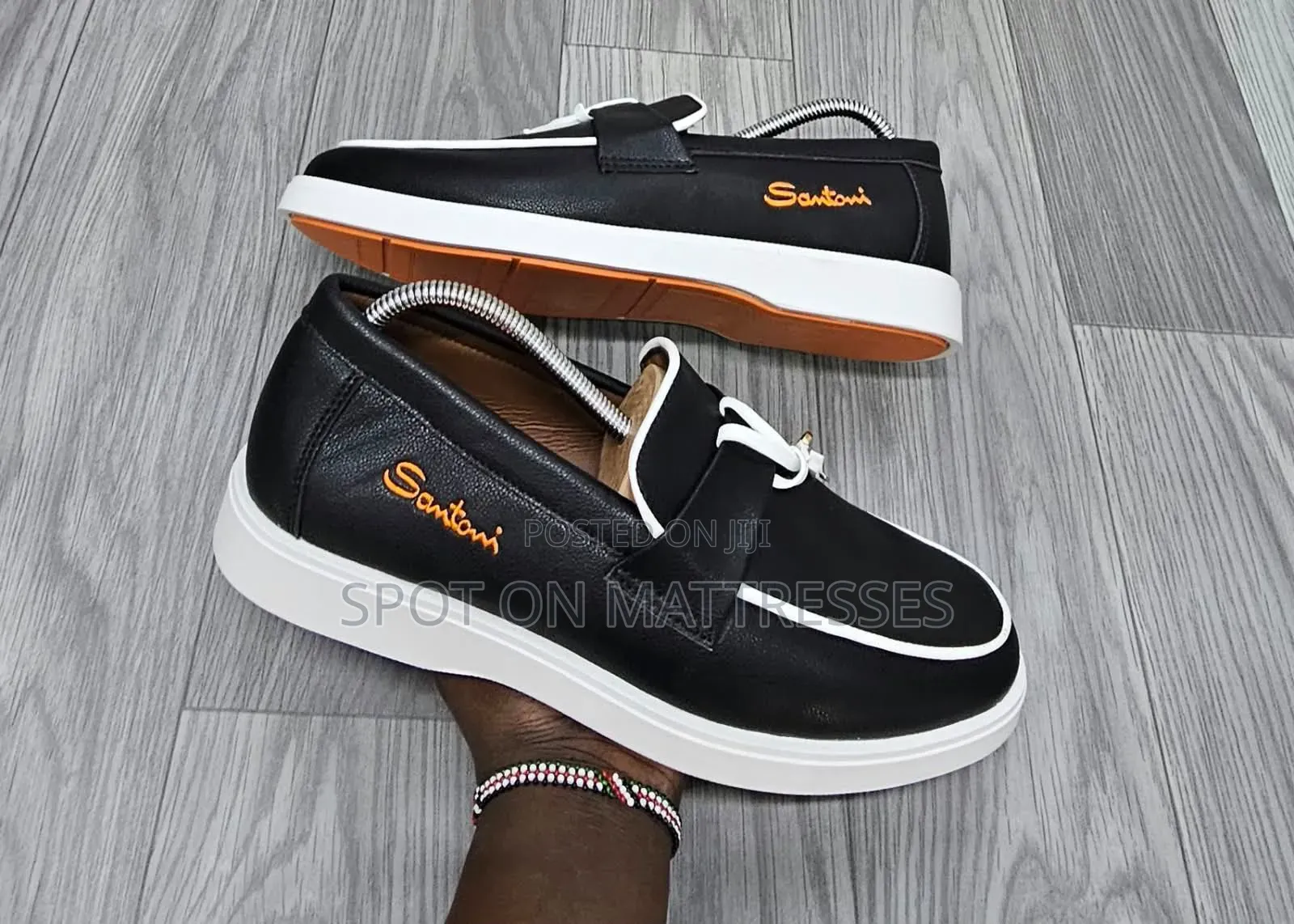 Santoni Leather Casuals for Men. Sizes 40-45. Countrywide Delivery.