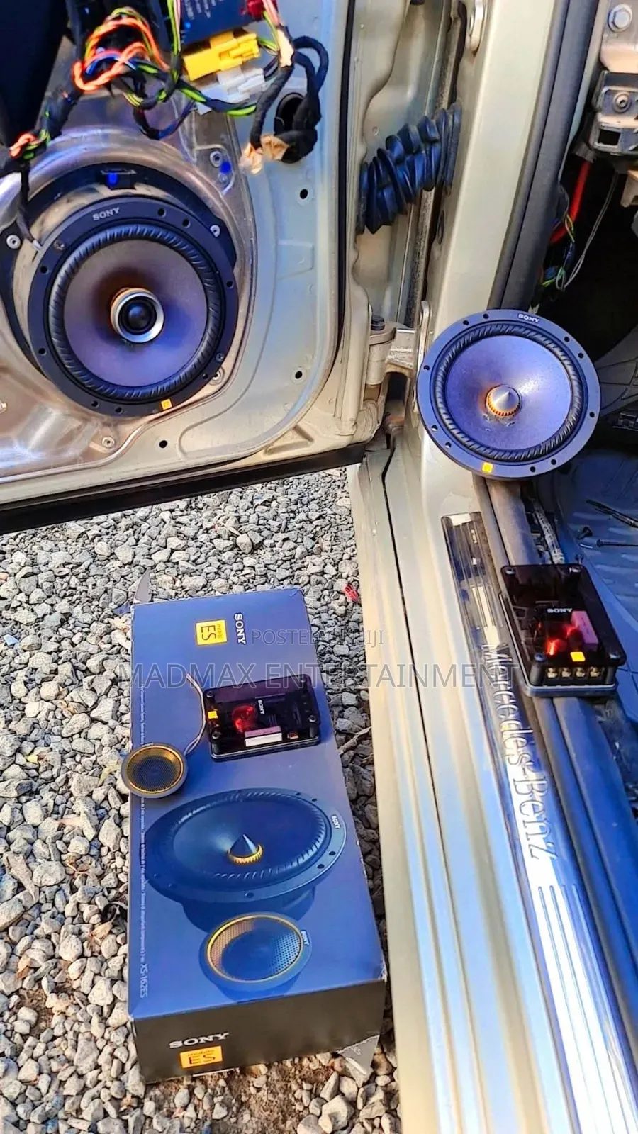 Mercedes Benz E250 Door Speakers Upgrade Sony Mobile Es Series