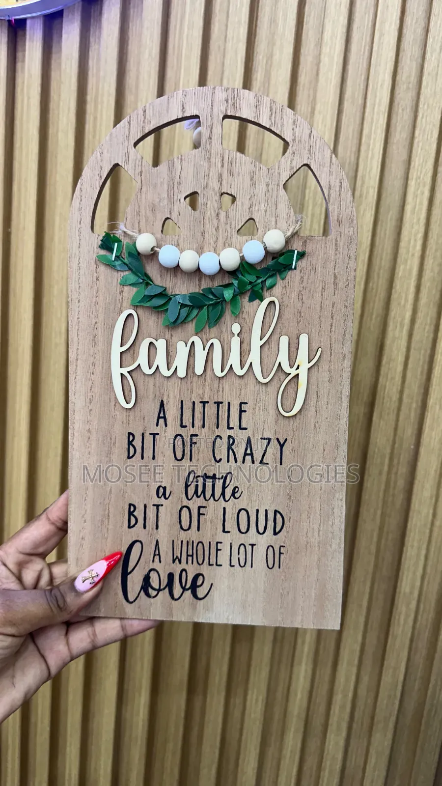 Wooden Stylish Hanging Decor