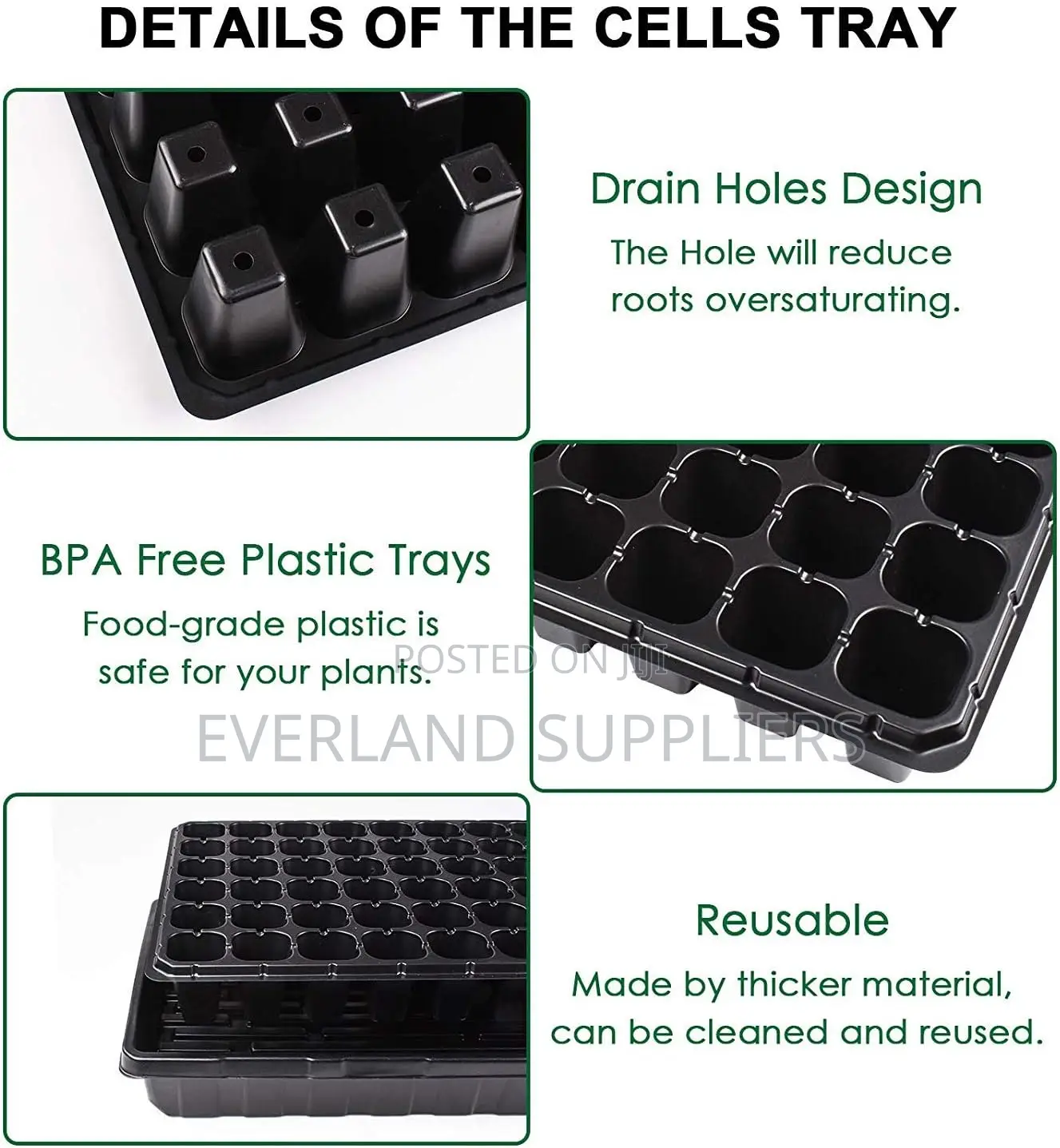 Nursery Growing Seedling Trays - Wholesale
