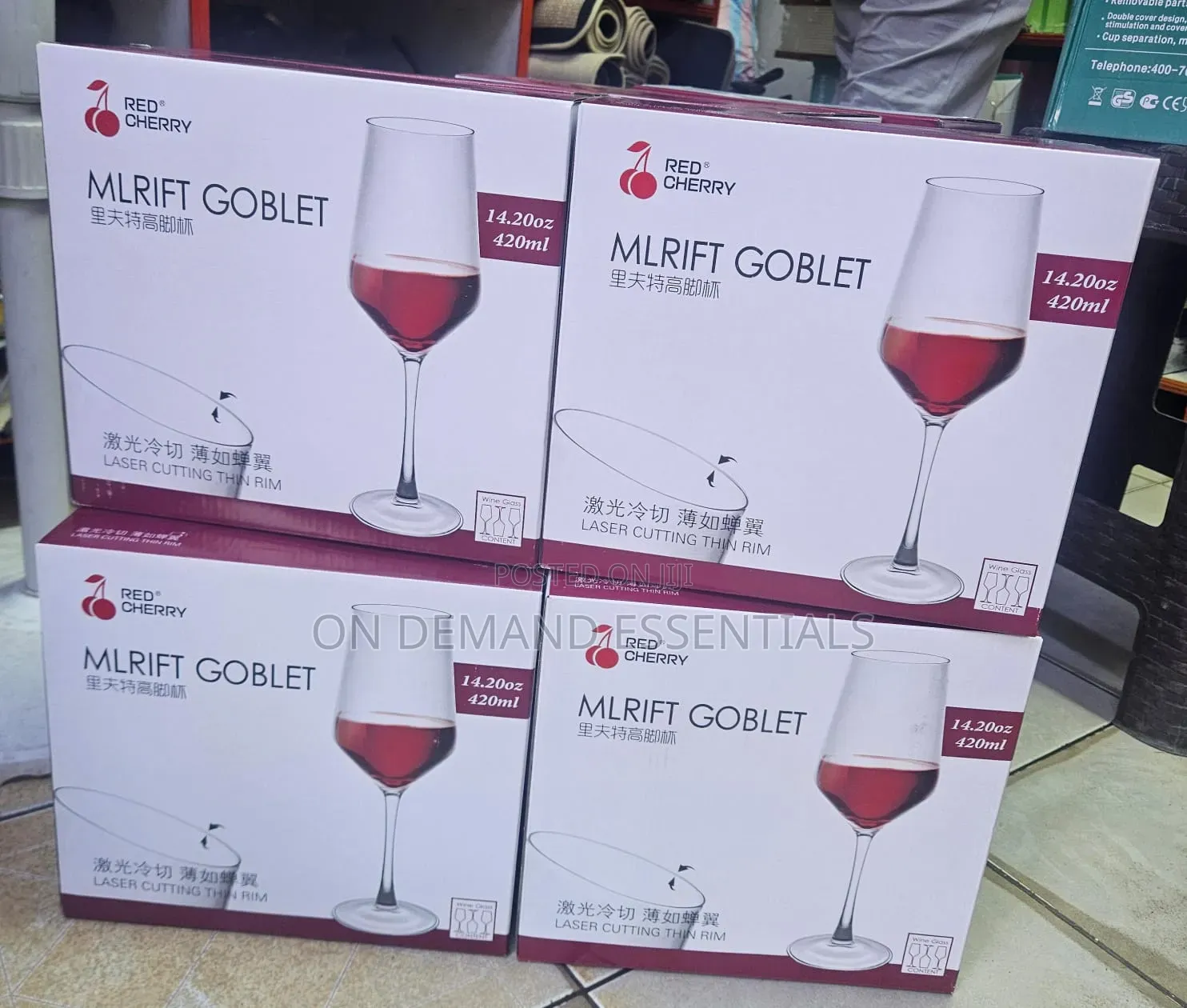 420ml High Quality Redcherry Wine Glass