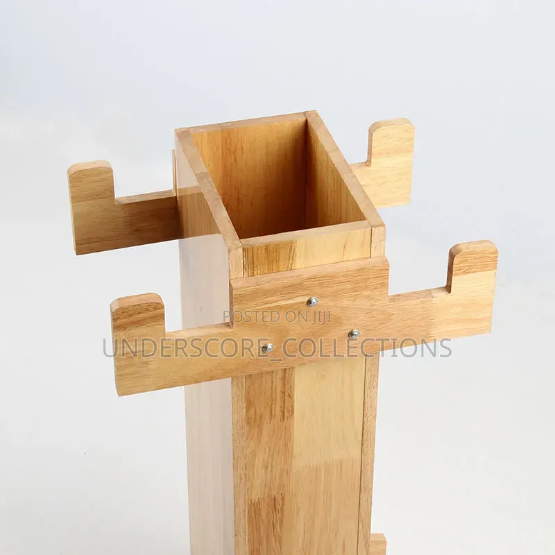 Multifunctional Wooden Arrow Box and Recurve Bow Stand