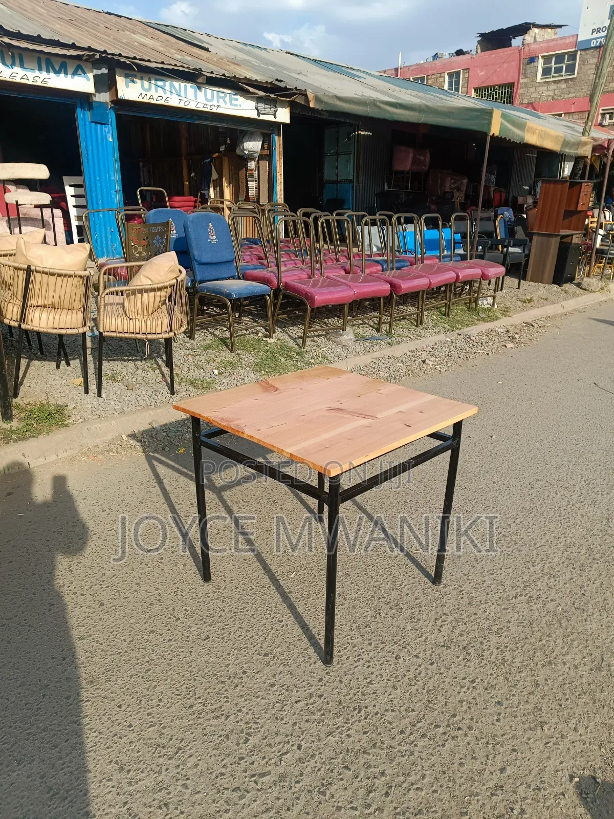 Wooden Outdoor Table or Restaurant Table