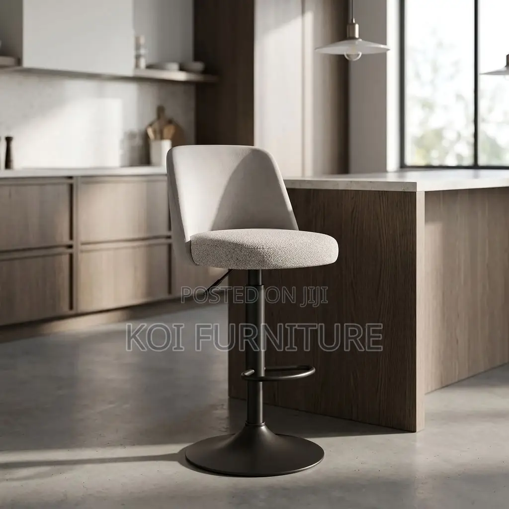 Barstool; Adjsutable High Leather Modern Barstools