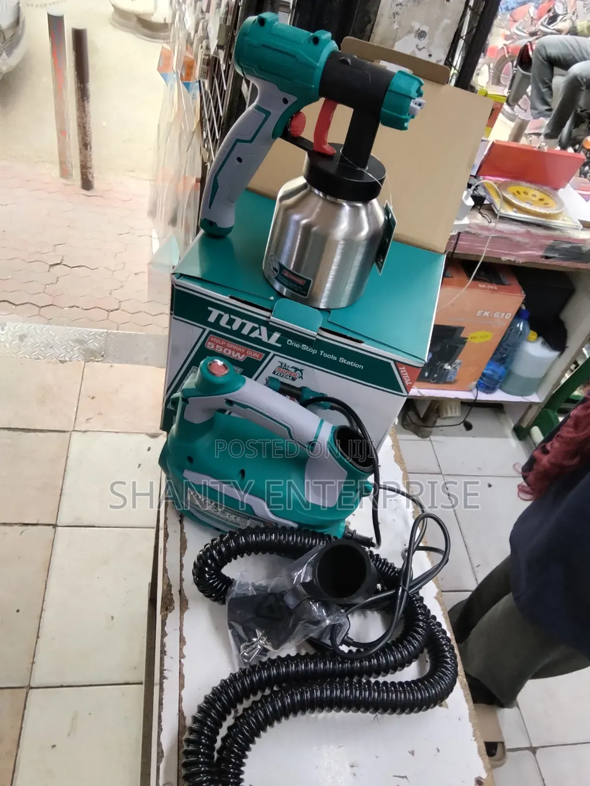 Electric Total Spray Gun 550w/HVLP Spray Gun 550w