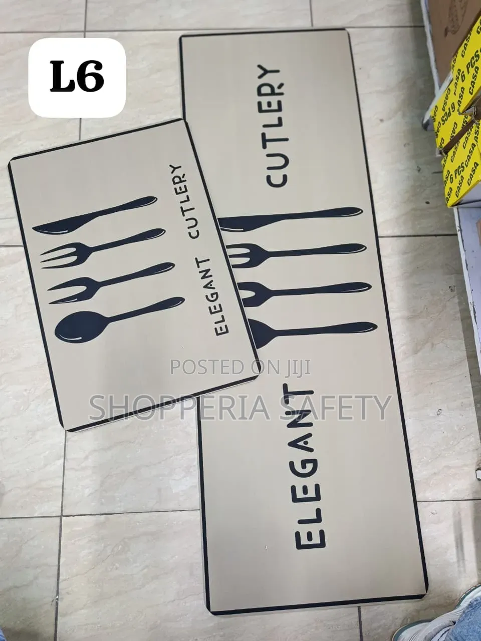 2pc Kitchen Anti-Slip With Rubber Bottom
