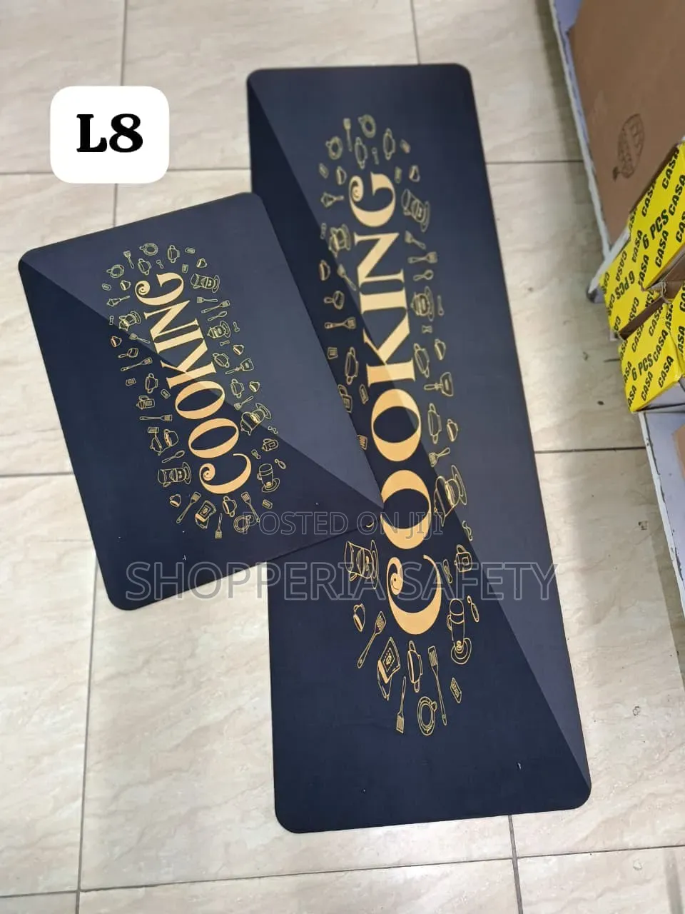 2pc Kitchen Anti-Slip With Rubber Bottom