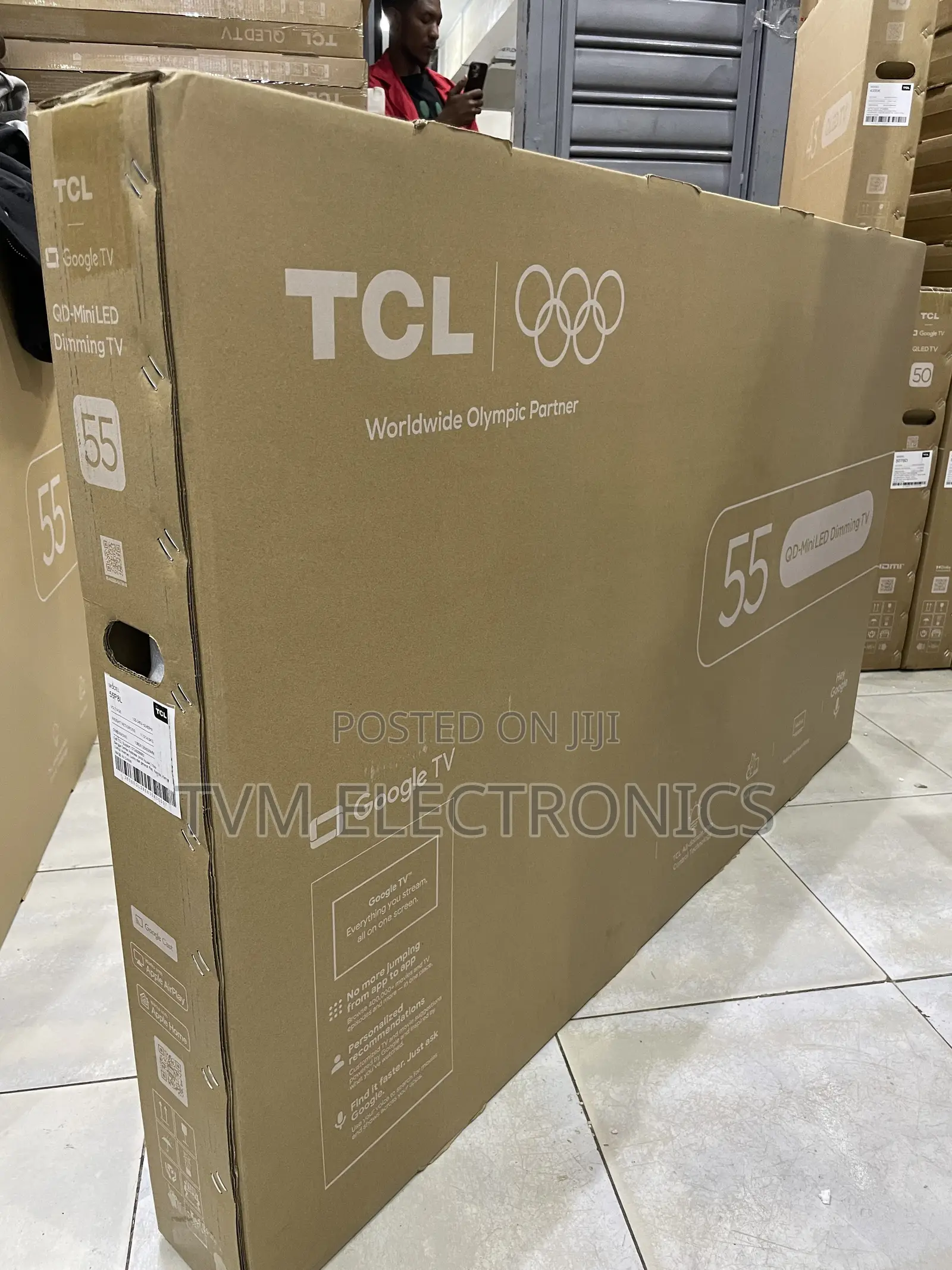 TCL 55′′ 55P8L QD-Mini LED Dimming Qled TV