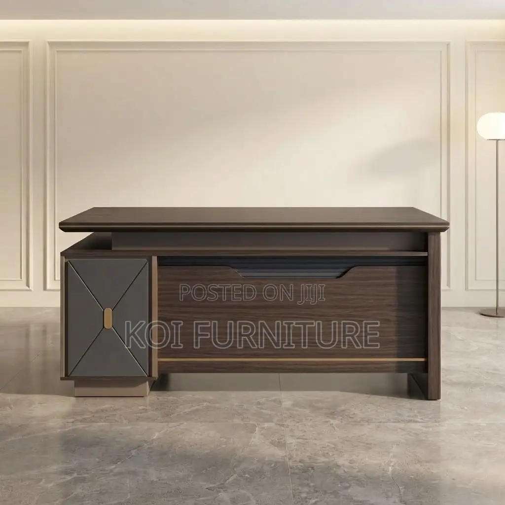Office Desk; 180CM Executive L Extended Modern Executive Desk