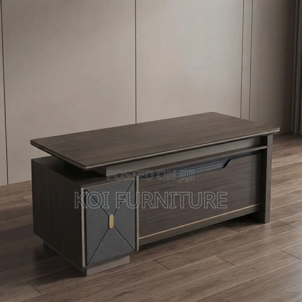 Office Desk; 180CM Executive L Extended Modern Executive Desk