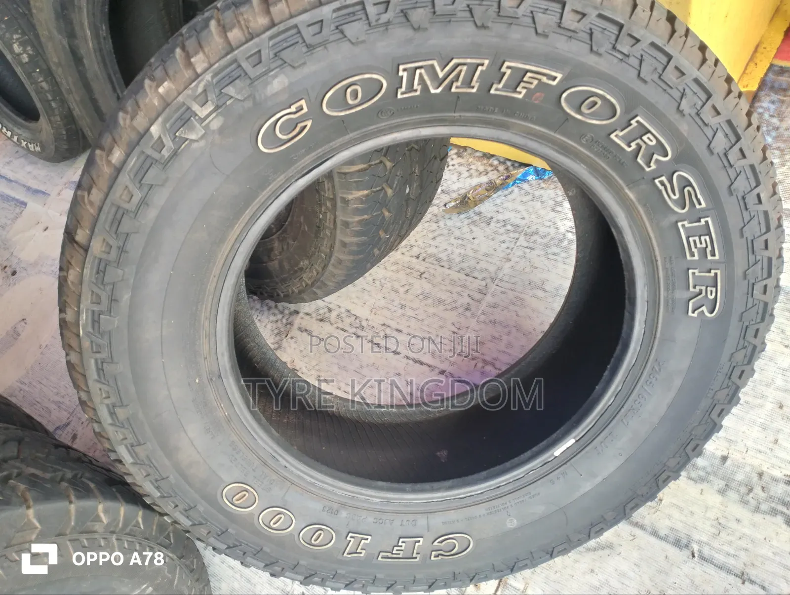 265/65r17 Slightly Used/Second Hand Tyres
