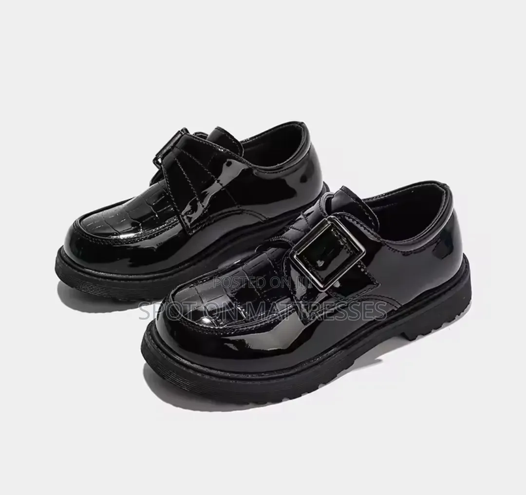 Boys School Shoes Wetlook. Sizes 27-38. We Deliver Countrywide.