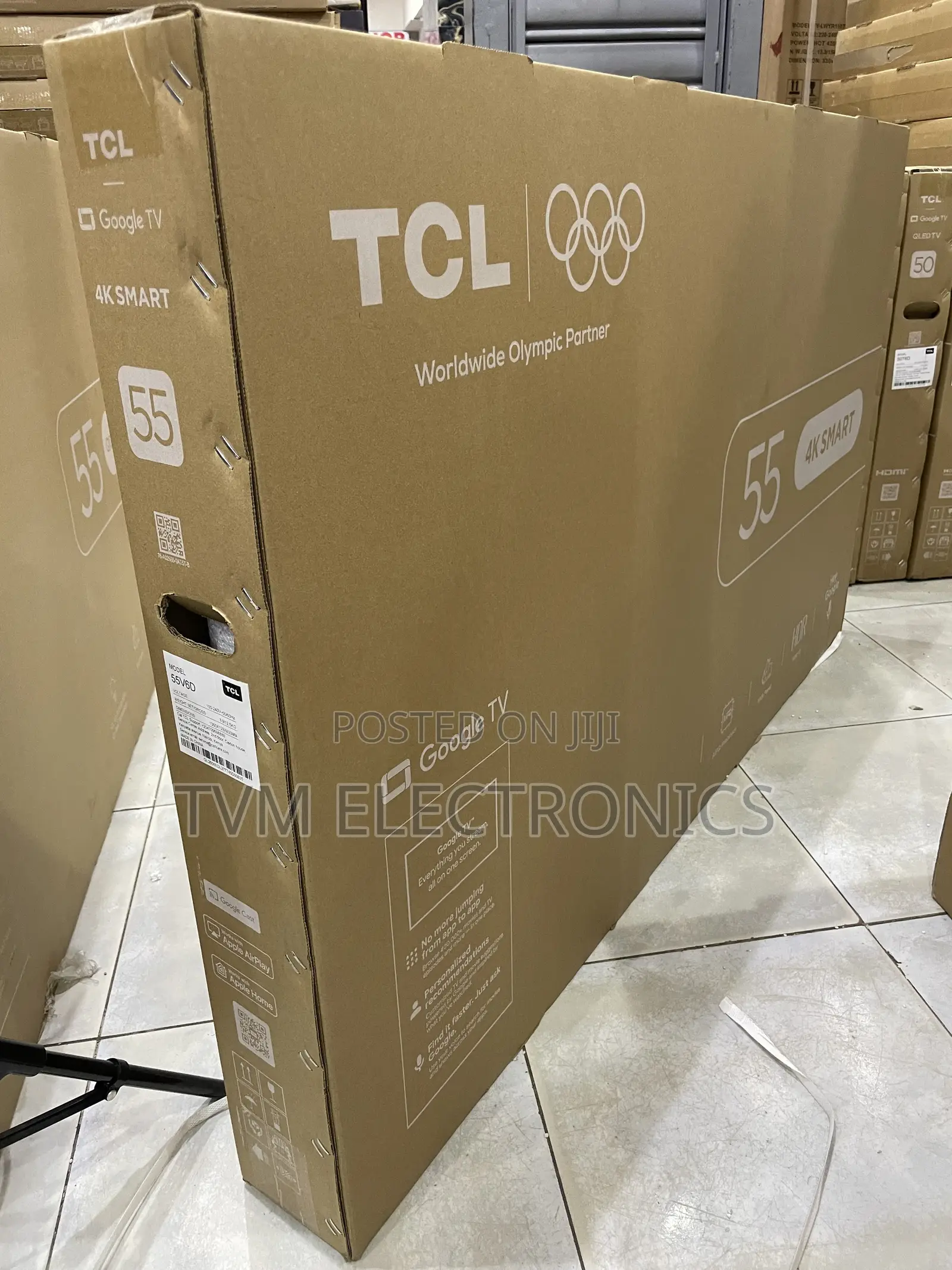 TCL V6d 55 Inch Direct Led 4k HDR Smart TV (2026)