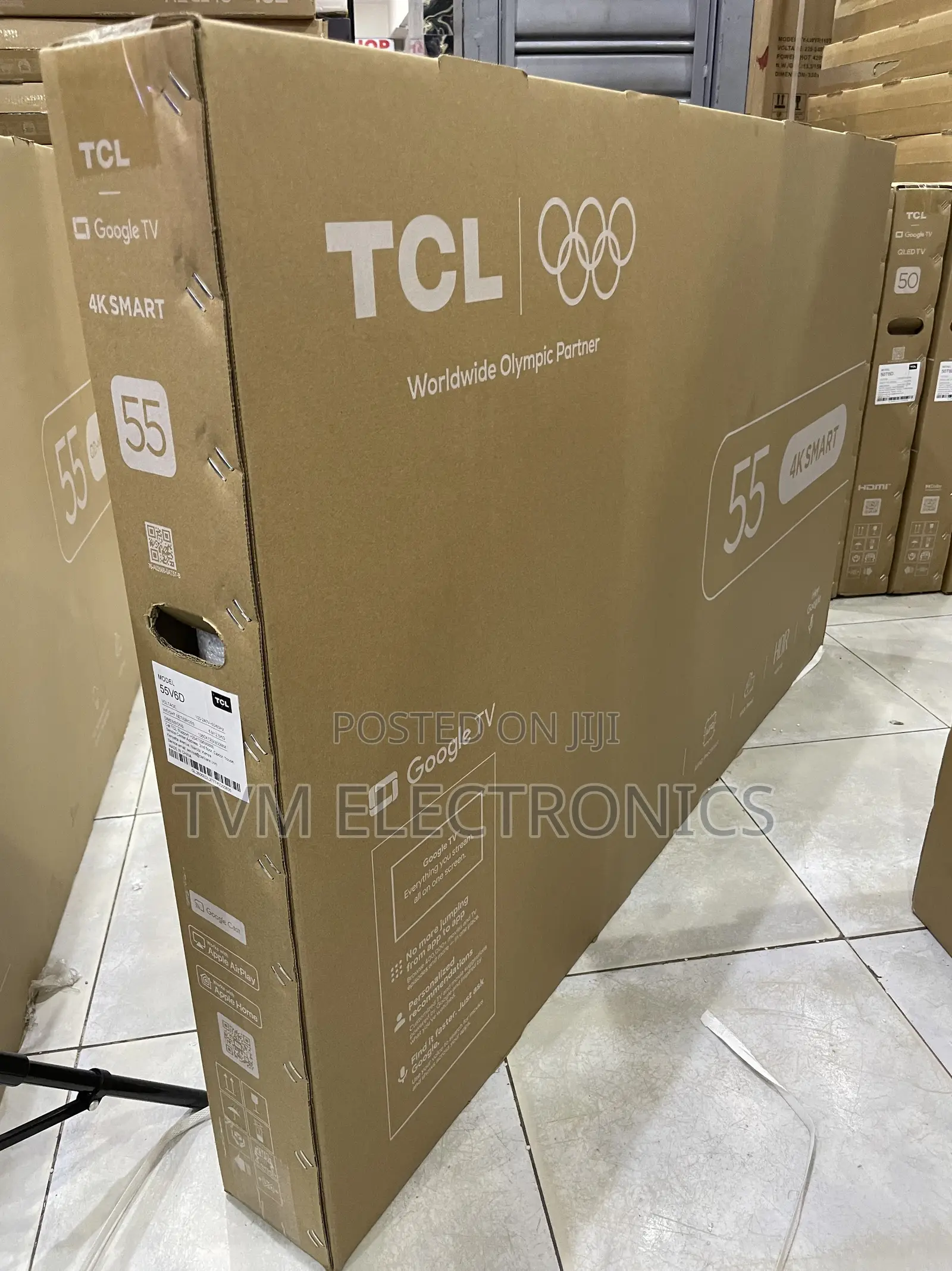 TCL V6d 55 Inch Direct Led 4k HDR Smart TV (2026)