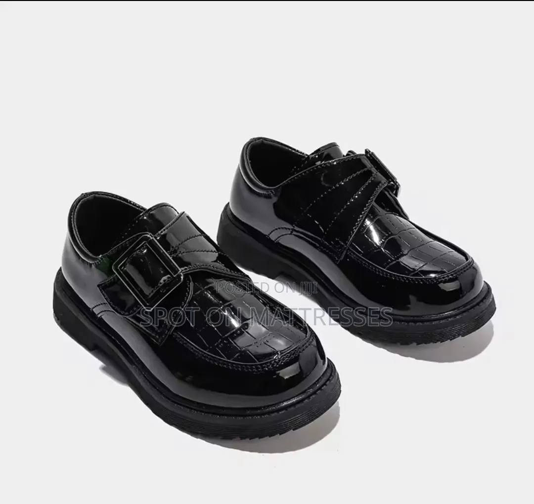 Boys School Shoes Wetlook. Sizes 27-38. We Deliver Countrywide.