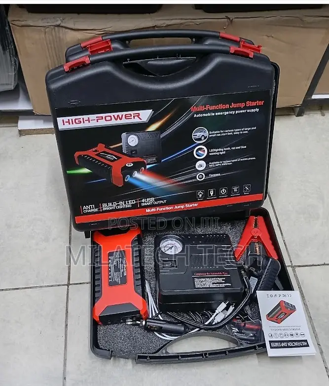 High-Power Portable Jump Starter
