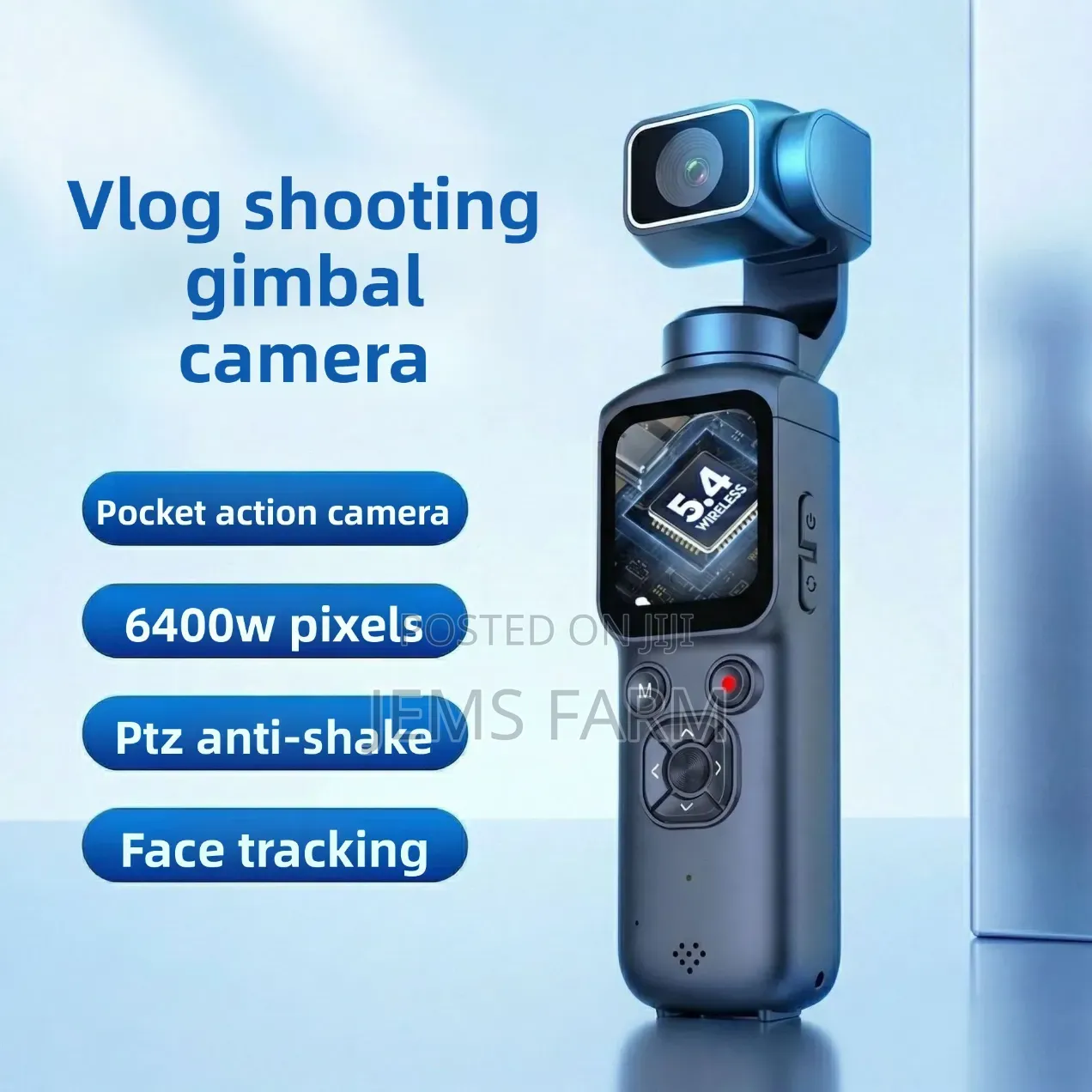3300 Rotation 4K Ultra HD Smart Pocket Camera