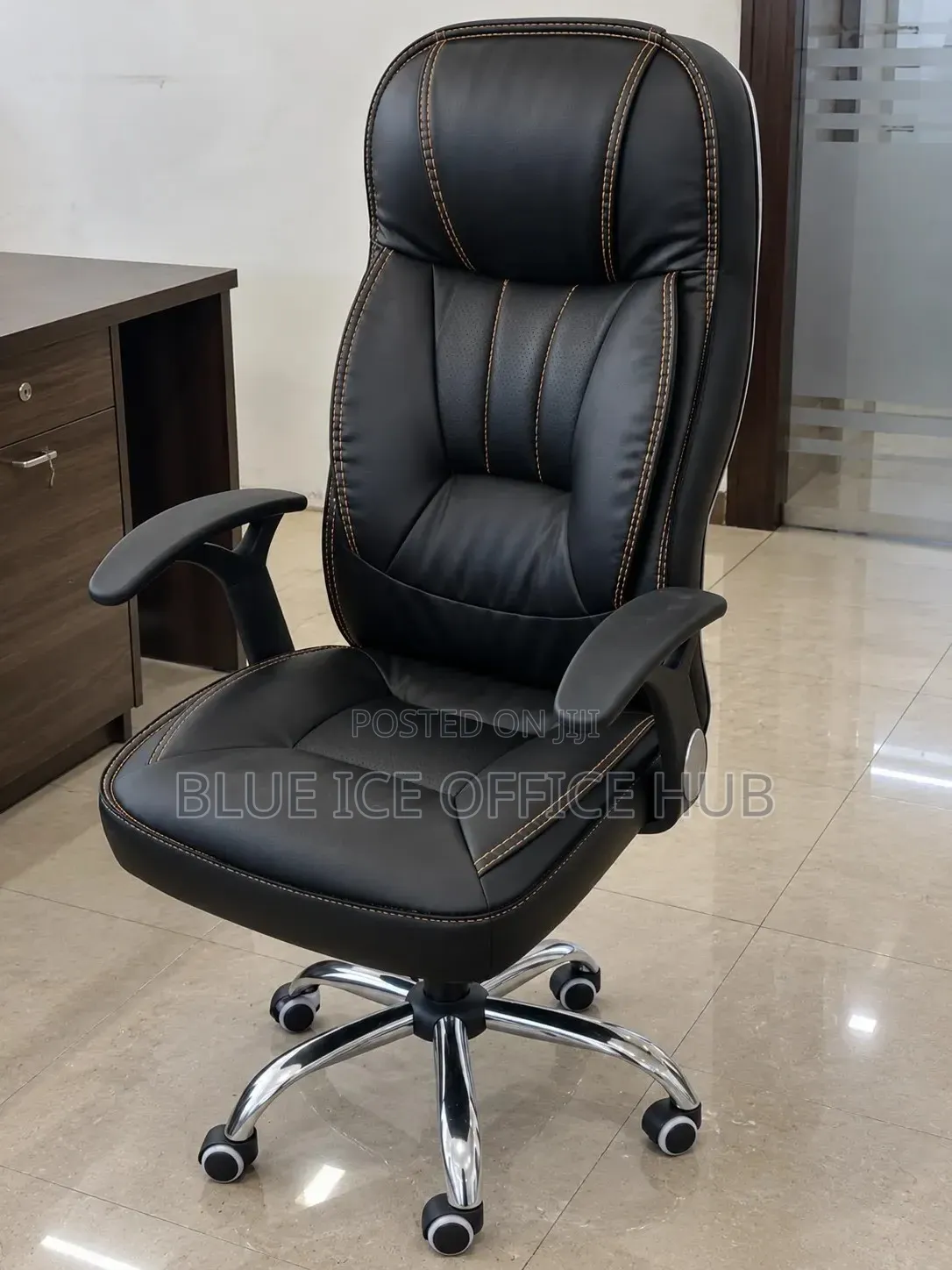 Executive Leather Office Chair – High Back Boss Chair in Kenya