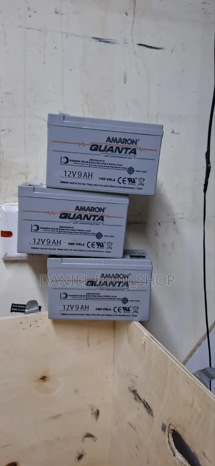 Amaron Quanta 9ah Ups Backup Battery 12v