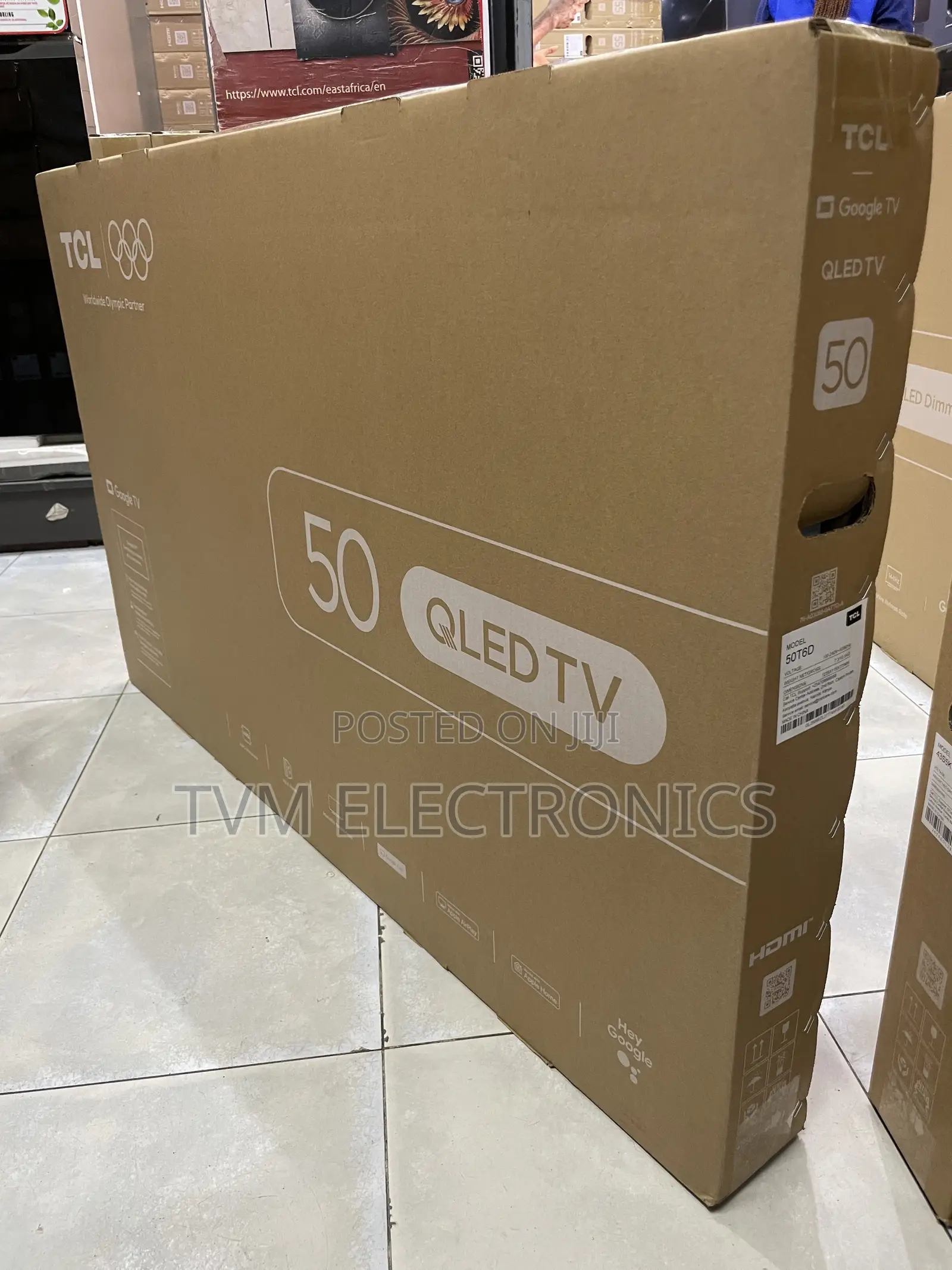 TCL 50 Inch Qled 4k Google TV 50t6d