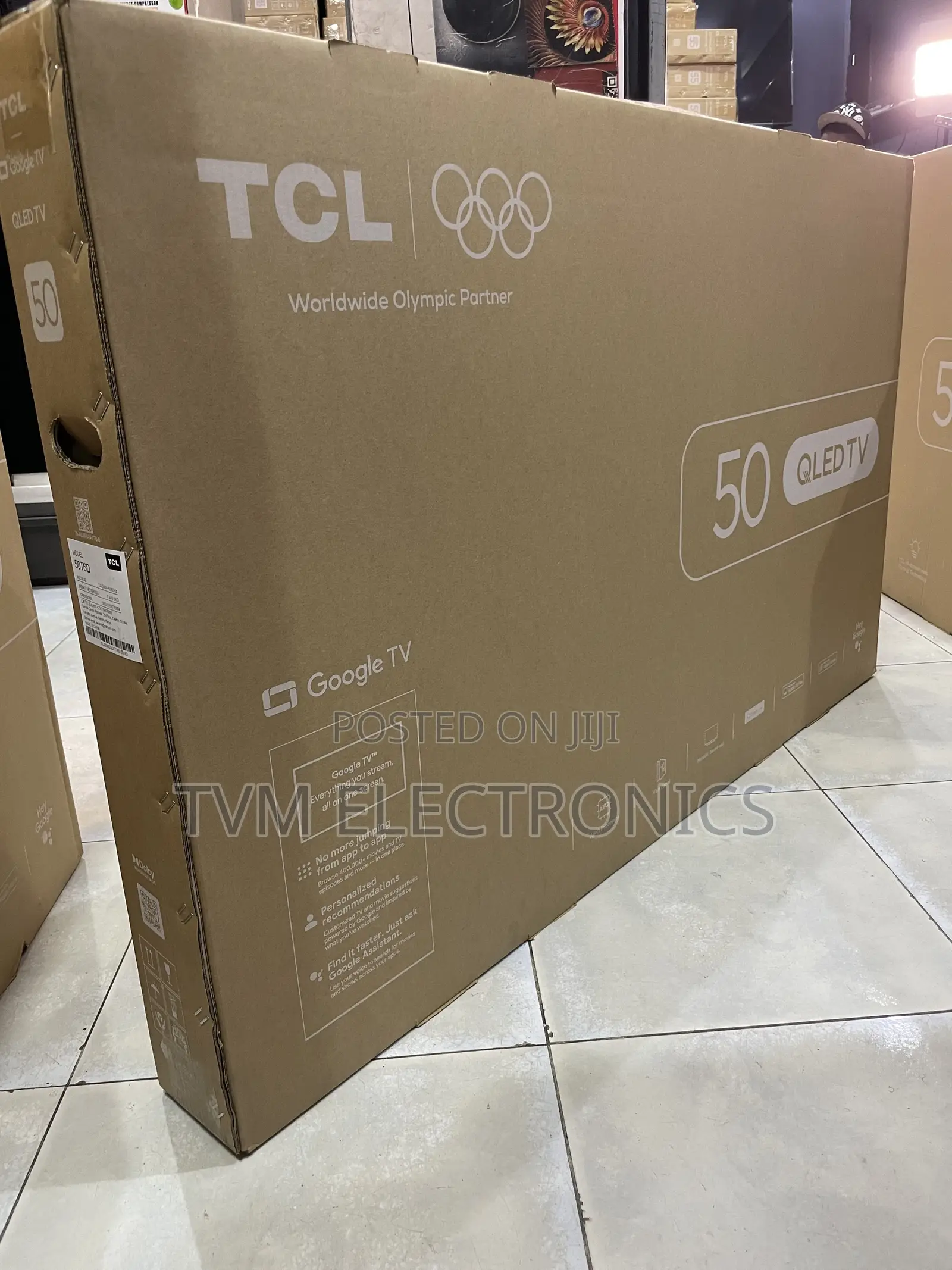 TCL 50 Inch Qled 4k Google TV 50t6d