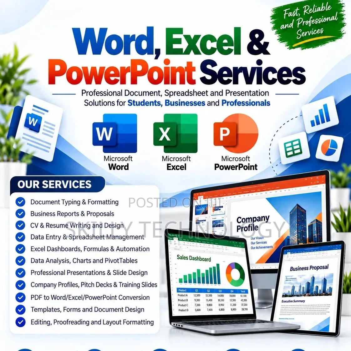 Word, Excel & PowerPoint Services in Kenya