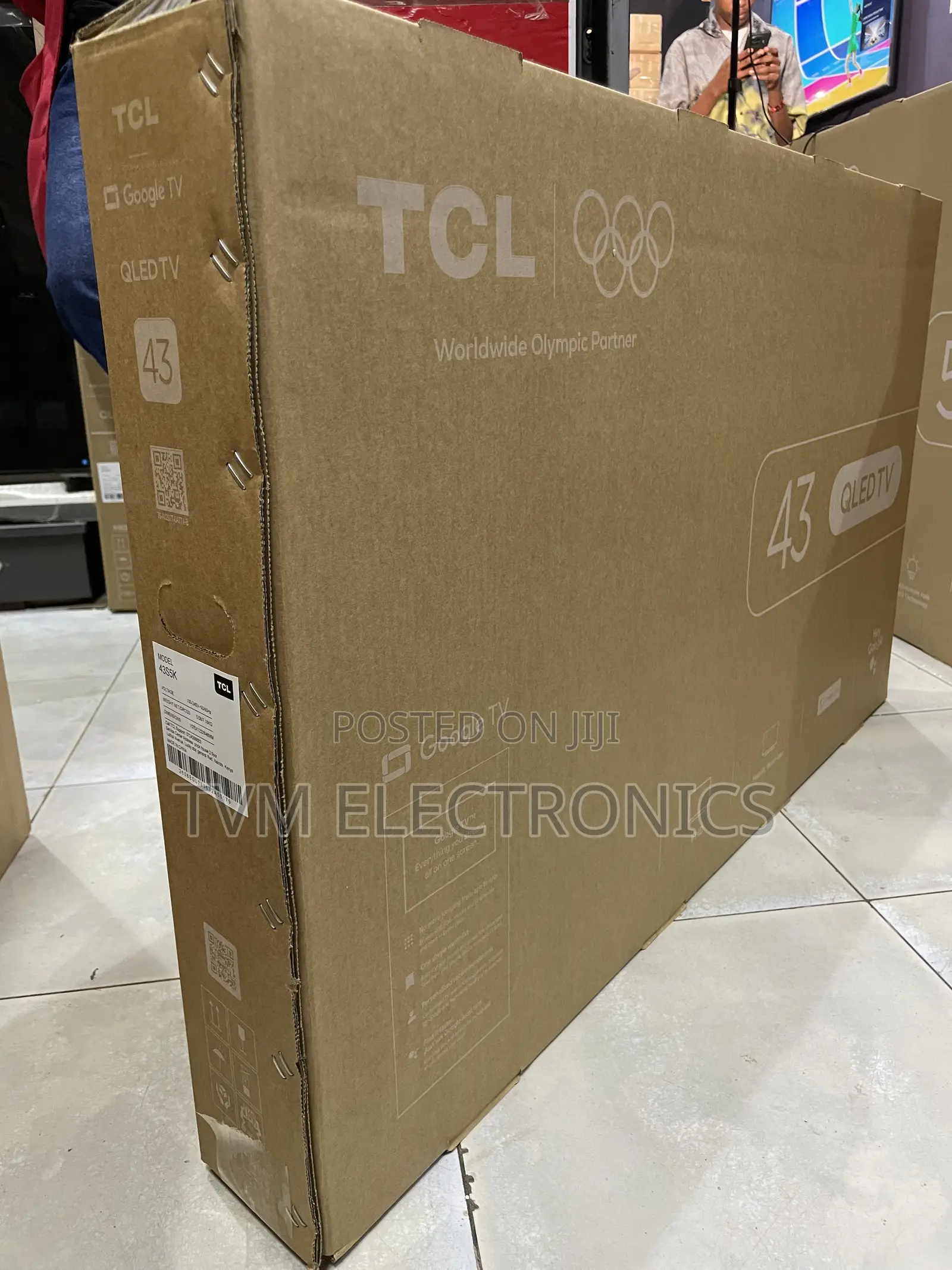TCL 43′′ 43s5k Qled Full Hd Smart Google TV