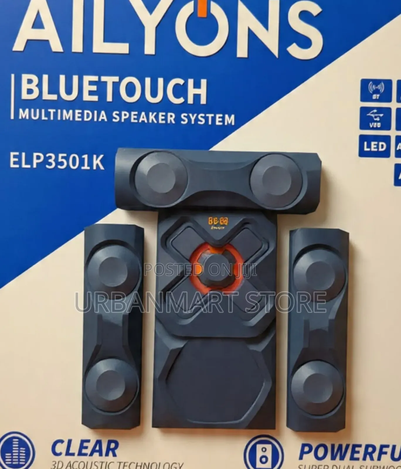 Ailyons ELP3501K Bluetouch Multimedia Speaker System