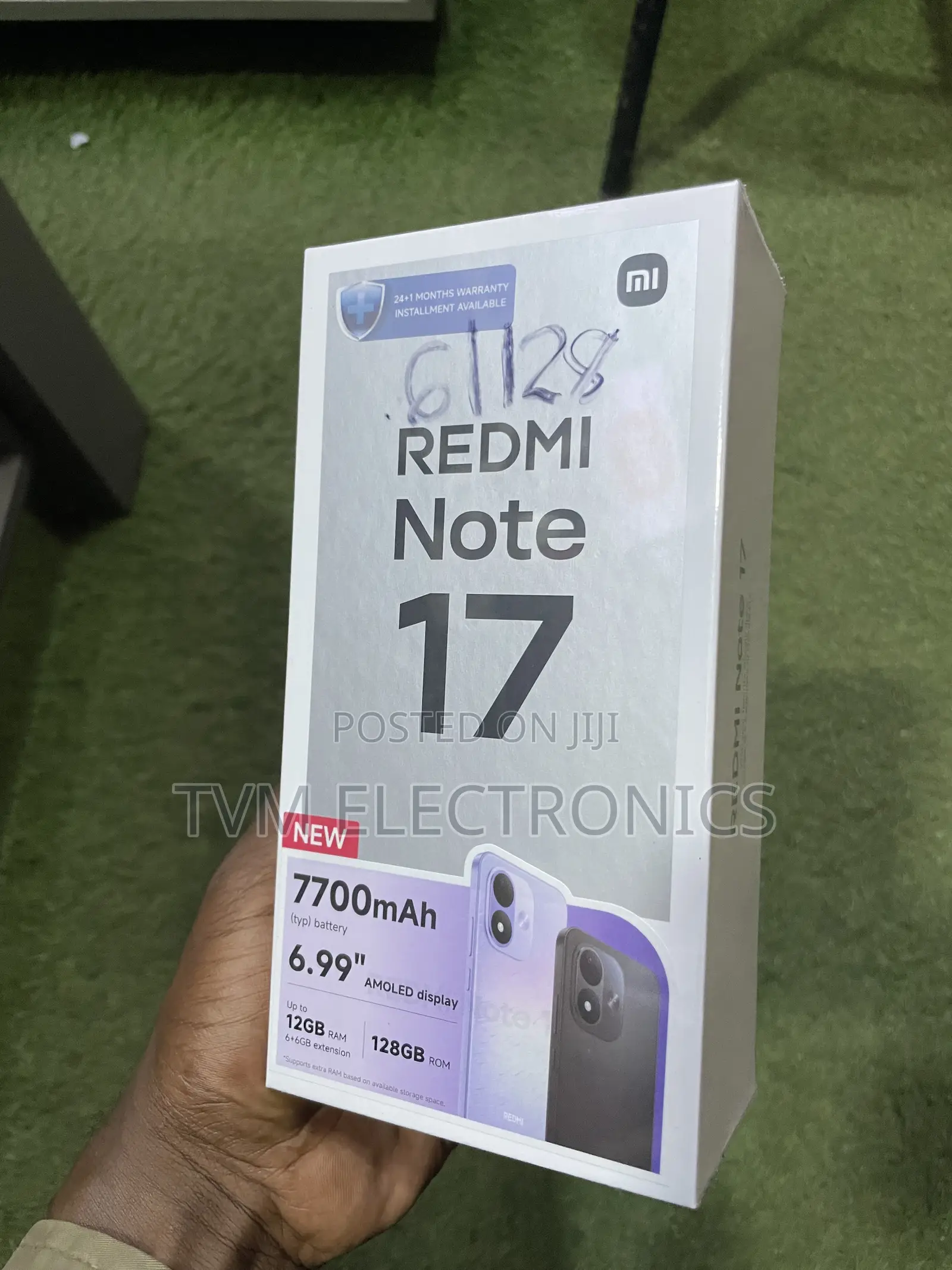 New Xiaomi Redmi Note 17 128 GB Black