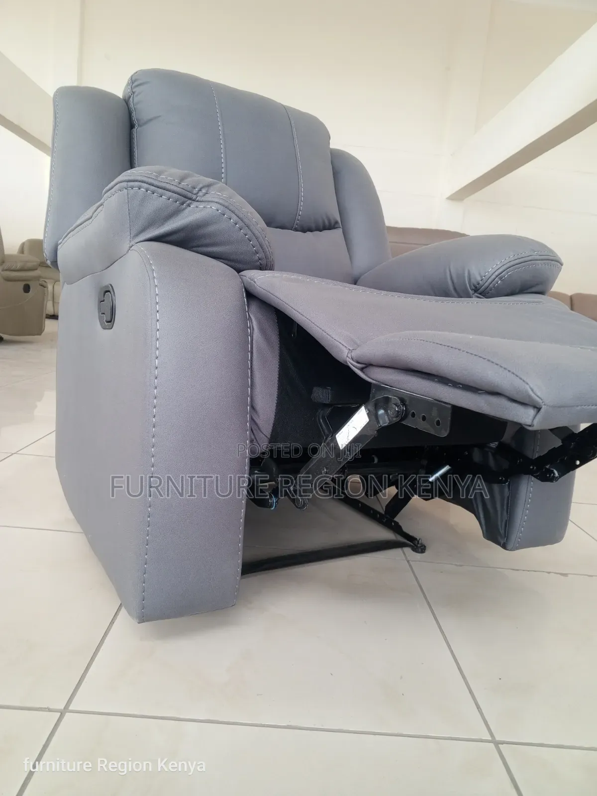 Single Seater Luxurious Recliner, Gray