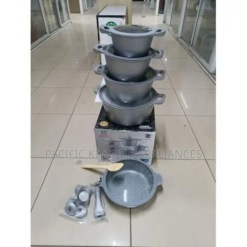 Bosch 11 PCS Cookware With Silicon Lid Covers.