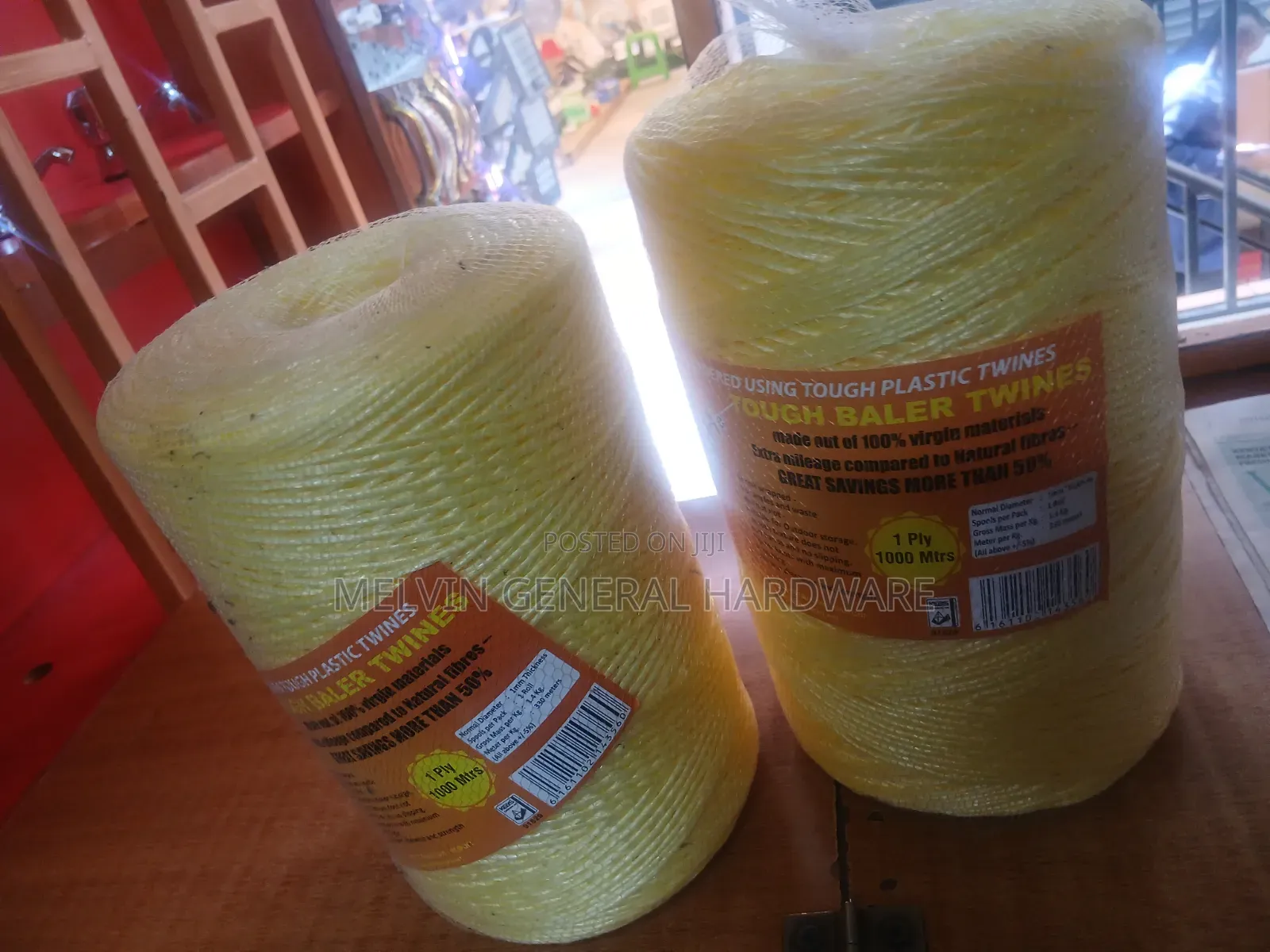 Yellow Nylon Rope 1ply(1000m)