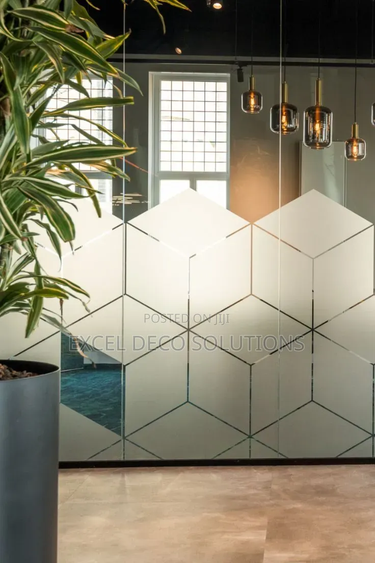 Decorative Glass Film for Modern Door Designs