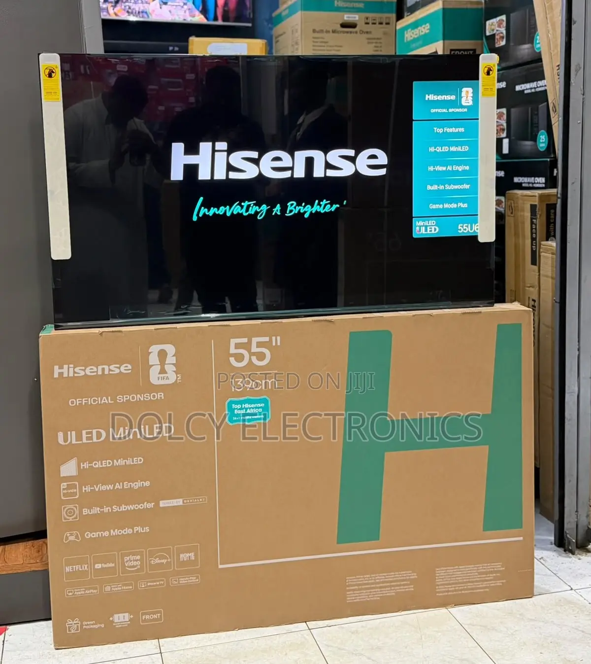 Hisense 55 TV 55u6sken Uledminiled