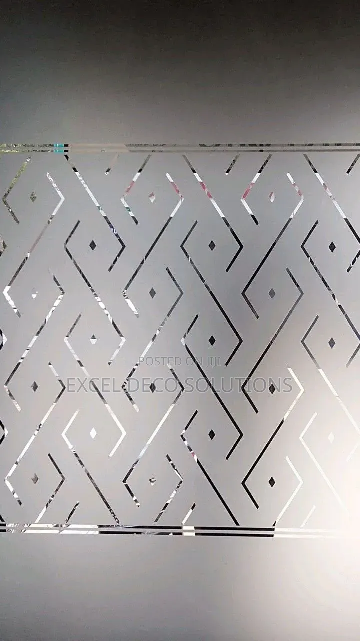 Decorative Film for Salon Glass Windows