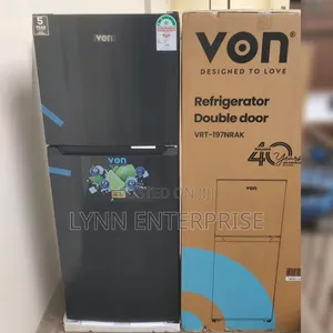 197 Litres No Frost Von Refrigerator TMF VRT- 197 NRAK , Refrigerator